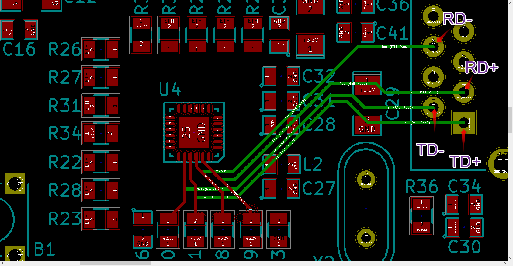 Specific layout requirements of the port Layout KiCad.info